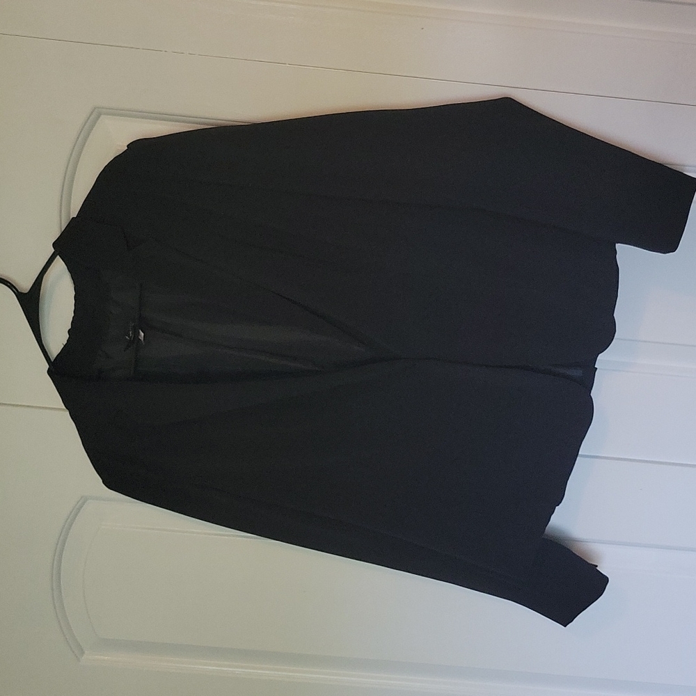 Black lightweight blazer size 16